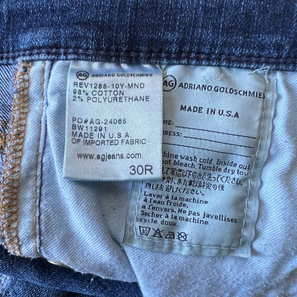 AG Adriano Goldschmied The Legging Super Skinny Blue Jeans - Picture 7 of 8